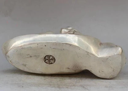 Antique bronze longevity handicraft decorative silver plated copper furnishing articles