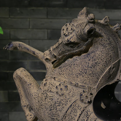 Antique crafts Home Feng Shui ornaments Imitation stone  General horse