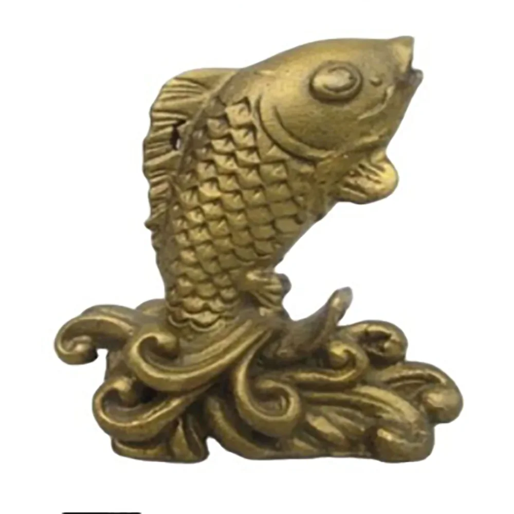 Antiques Exquisite copper Buddha, the symbol of wealth, home decoration handicraft