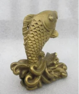 Antiques Exquisite copper Buddha, the symbol of wealth, home decoration handicraft