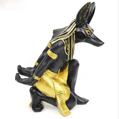 Anubis Statue  Red wine bracket Resin Art Sculpture Home decorative Figures Table Art Ornaments Free delivery Wholesale