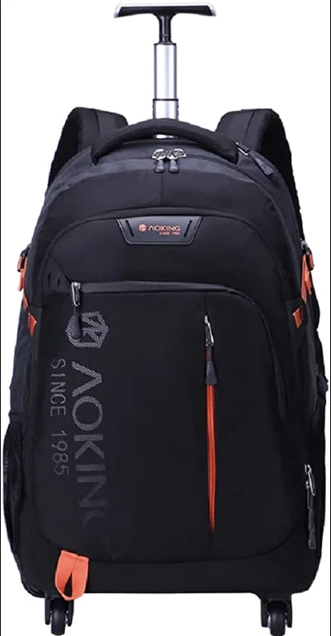 Aoking  22 Inch Water Proof Rolling Luggage Backpack 20 Inch Men Business Travel Trolley Bag with Wheels Rolling Suitcase Bag