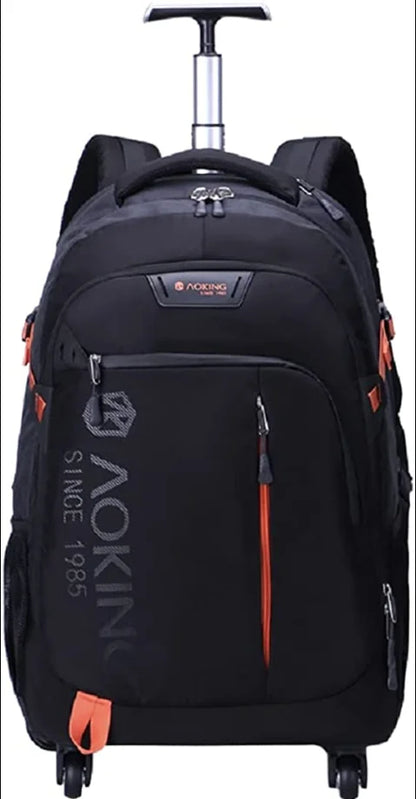 Aoking  22 Inch Water Proof Rolling Luggage Backpack 20 Inch Men Business Travel Trolley Bag with Wheels Rolling Suitcase Bag