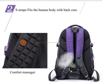 Aoking Nylon Men bakcpack Waterproof large capacity travel shoulder backpack bag for men women Laptop backpack bag for travel