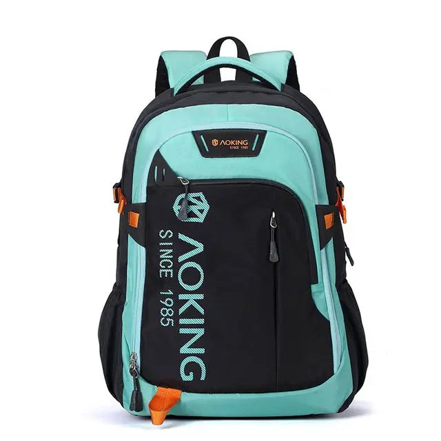 Aoking Nylon Men bakcpack Waterproof large capacity travel shoulder backpack bag for men women Laptop backpack bag for travel