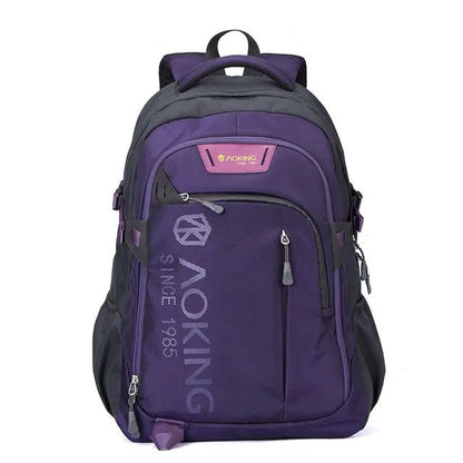 Aoking Nylon Men bakcpack Waterproof large capacity travel shoulder backpack bag for men women Laptop backpack bag for travel