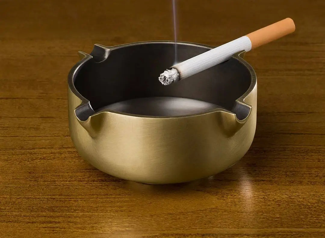 Arab high grade luxury GOOD LUCK Royal Handmade brass Ashtray statue HOME company office business BEST MALE MEN birthday GIFT A2