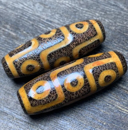 Archaize Agate Days bead pendant small statue A pair