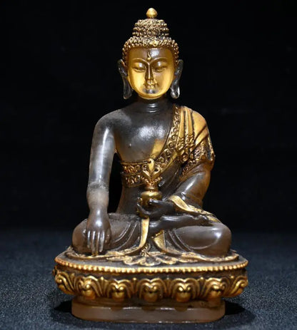Archaize Coloured glaze Pharmacist Buddha crafts statue