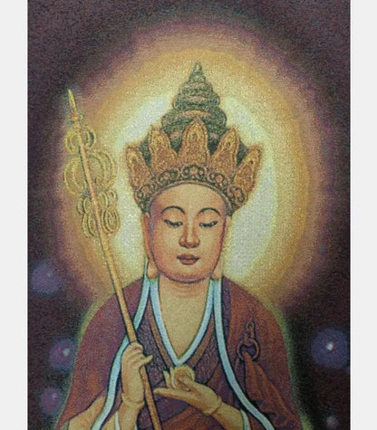 Archaize Ksitigarbha embroidery Hanging Images crafts