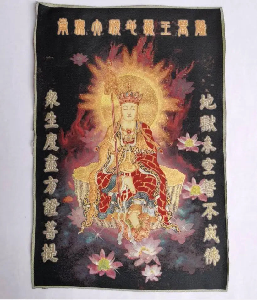 Archaize Ksitigarbha embroidery Hanging Images crafts