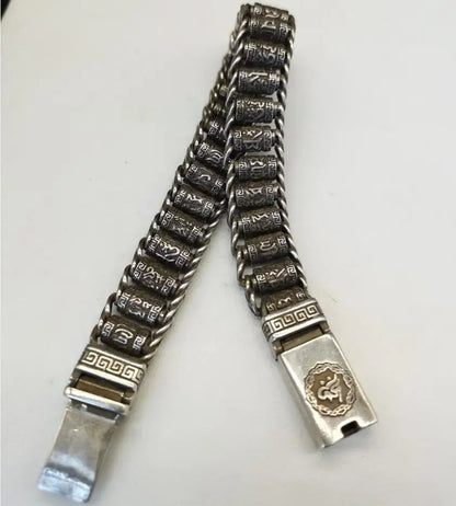 Archaize White copper Bracelet