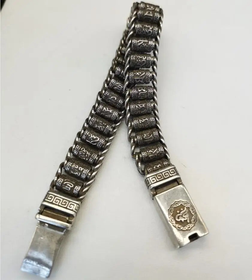 Archaize White copper Bracelet