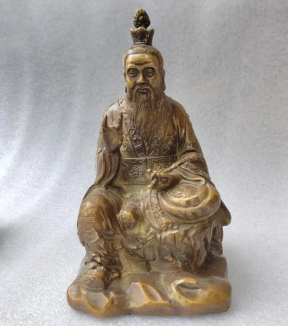 Archaize brass Taoism Taishang Laojun crafts statue