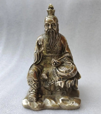 Archaize brass Taoism Taishang Laojun crafts statue