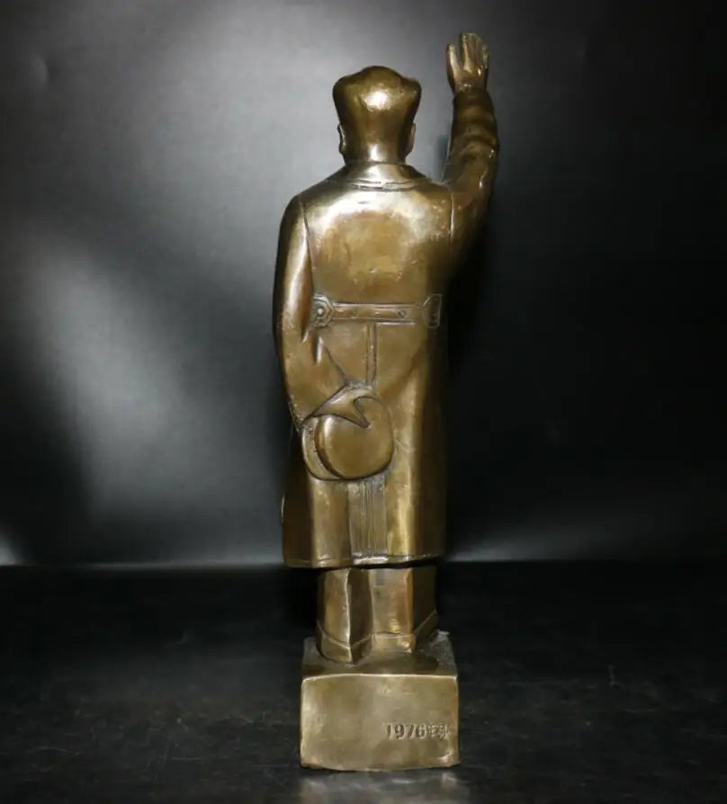 Archaize brass great leader Chairman MAO crafts statue