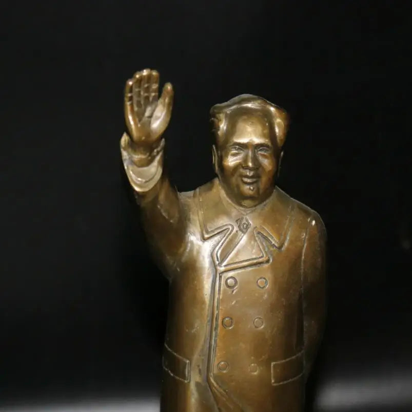 Archaize brass great leader Chairman MAO crafts statue