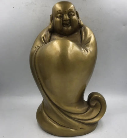 Archaize brass maitreya Buddha crafts statue