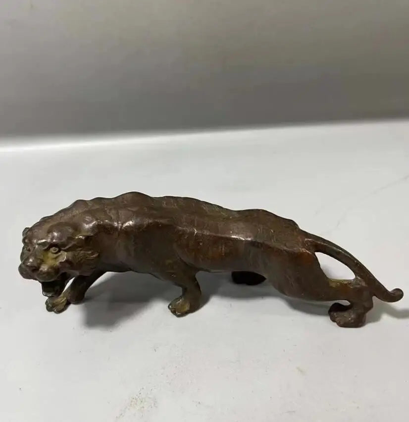 Archaize brass mighty zodiac tiger small crafts statue