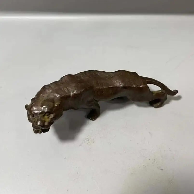 Archaize brass mighty zodiac tiger small crafts statue
