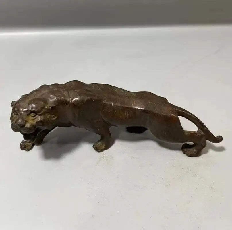 Archaize brass mighty zodiac tiger small crafts statue