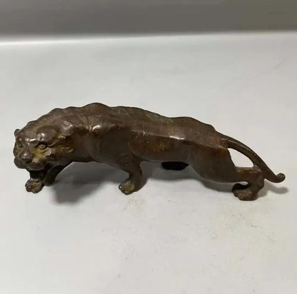 Archaize brass mighty zodiac tiger small crafts statue