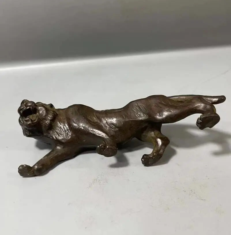 Archaize brass mighty zodiac tiger small crafts statue