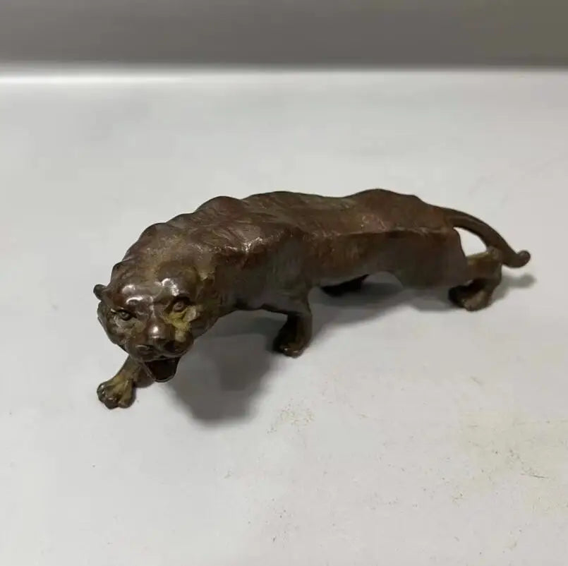 Archaize brass mighty zodiac tiger small crafts statue