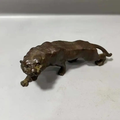 Archaize brass mighty zodiac tiger small crafts statue
