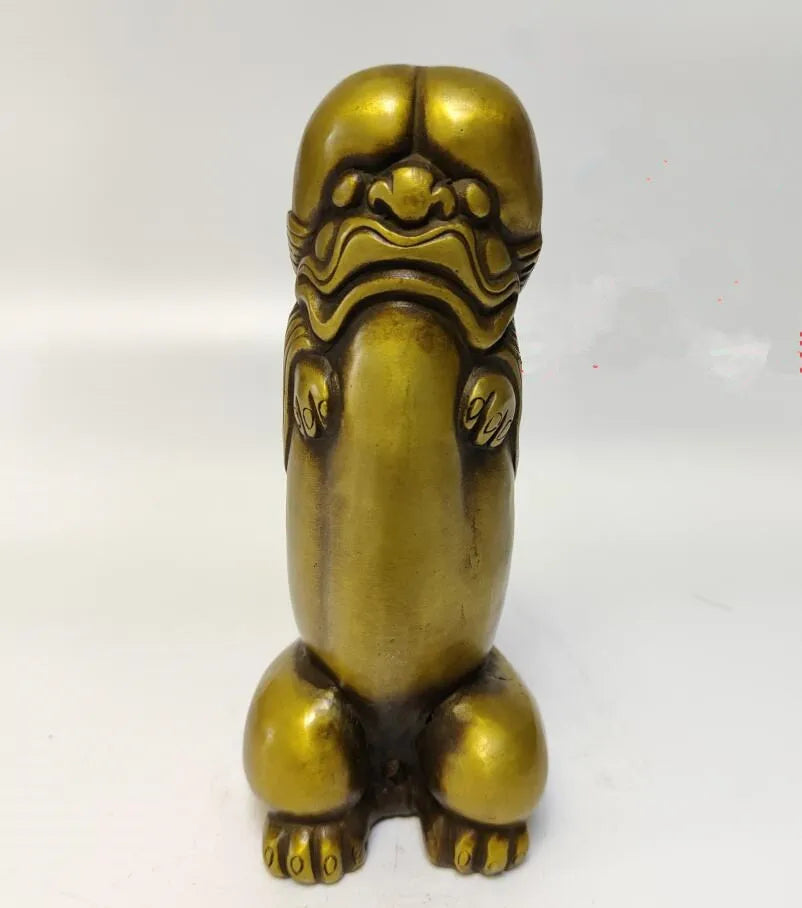 Archaize brass stand beast crafts statue