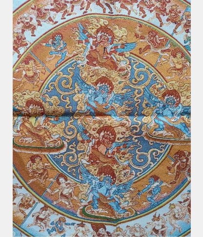 Archaize embroidery Tibetan Buddhas hanging Images crafts