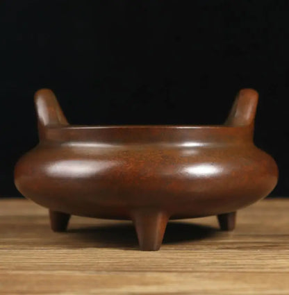 Archaize seiko brass double ear Incense burner crafts statue