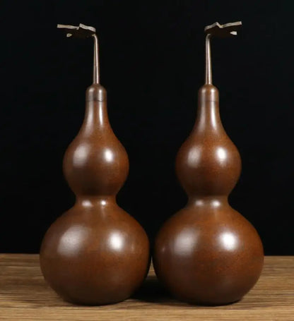Archaize seiko brass gourd crafts statue A pair