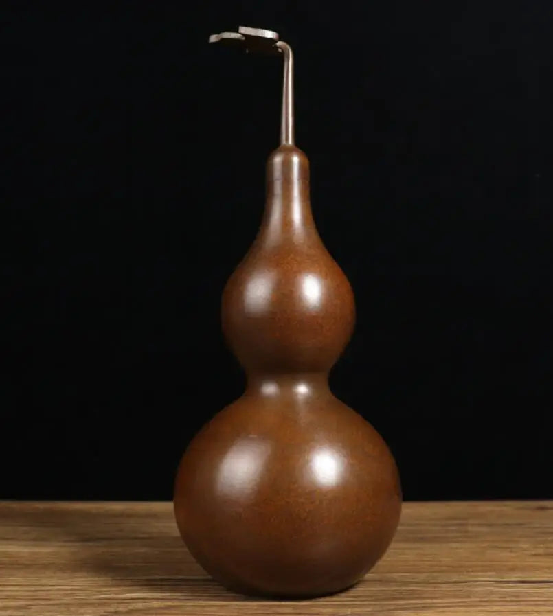 Archaize seiko brass gourd crafts statue A pair