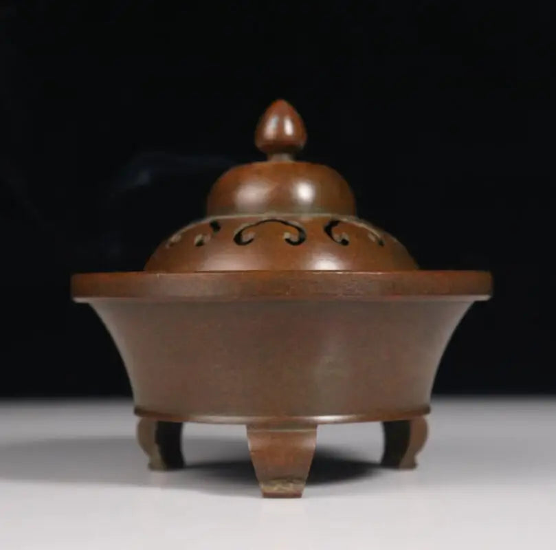 Archaize seiko brass three foot Incense burner crafts statue
