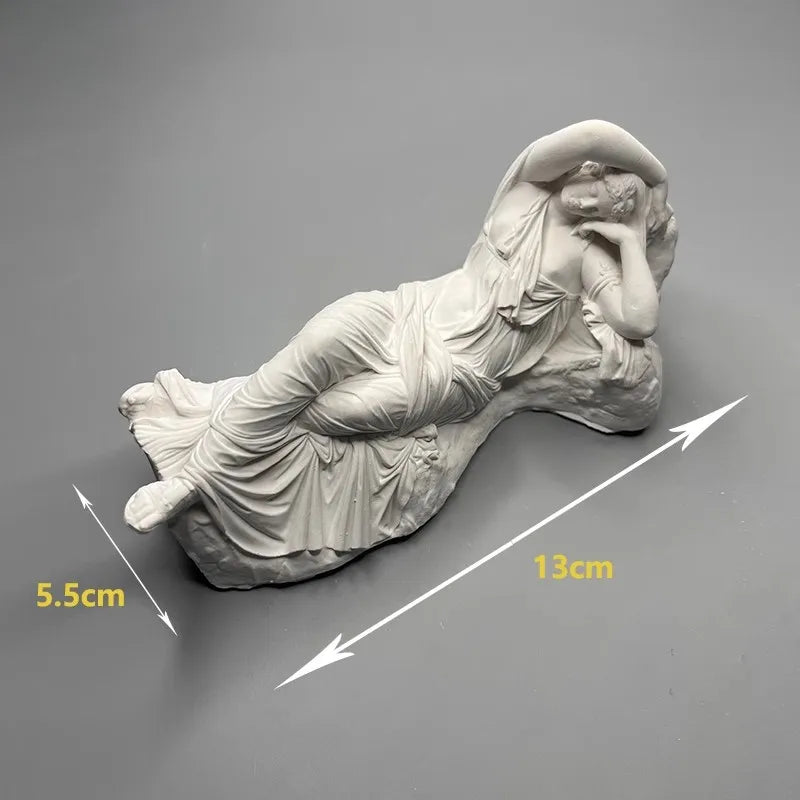 Ariadne Sleeping Gypsum Desktop Decoration, Advanced Birthday, Graduation Gift, Aromatherapy, Aromatherapy