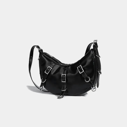 Armpit Strap Maillard Style Women's 2024 Niche Design Crescent Versatile Large Capacity Crossbody Bag Trendy