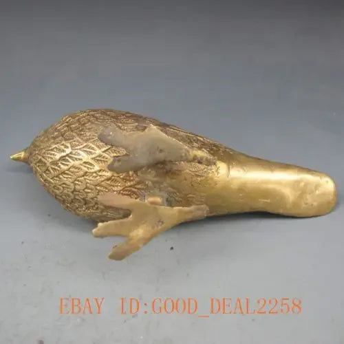 Arts Crafts Copper Exquisite Cute China Brass Peace Pigeon Statue Birds and pigeons Animal sculpture ornaments