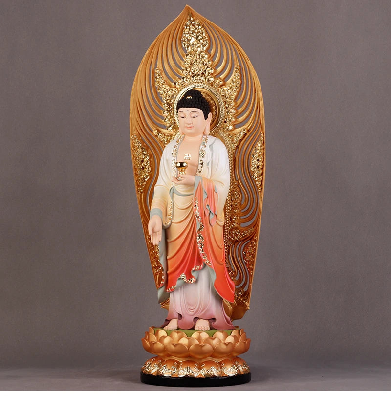 Asia Buddhism HOME family SHOP bring  good luck bless safe health Sakyamuni Medicine Buddha god GOOD statue