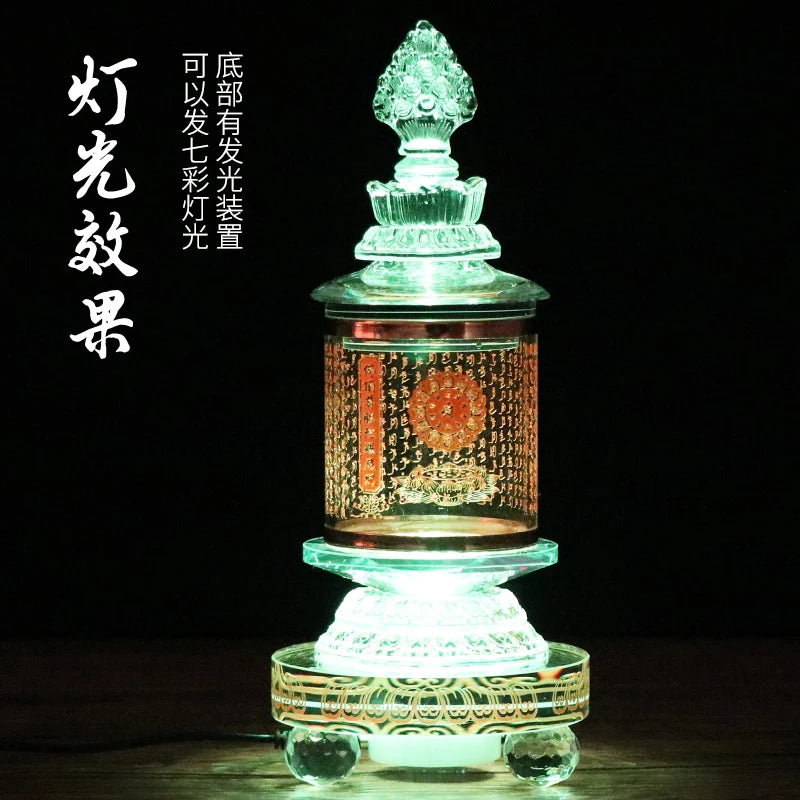 Asia Buddhism Sacred Sarita stupa Scripture Incantations Pagoda tower HOME Buddhist shrine talisman Mantra crystal Manna bottle