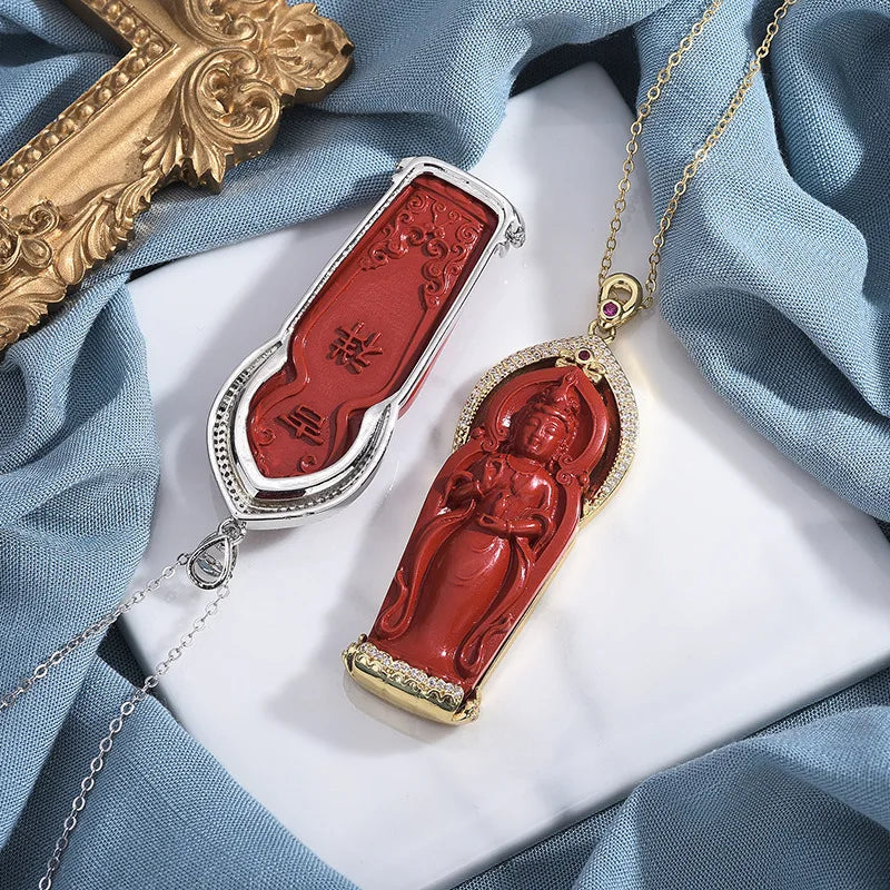 Asia Buddhism Taoism GUAN GIN PU SA BUDDHA Amulet Pendant  buddha safety Exorcise evil spirit bring good luck talisman