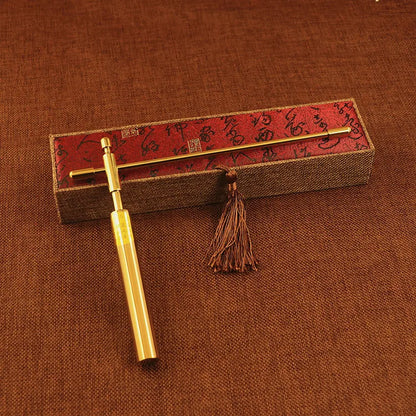 Asia Geomantic master tool efficacious Eight Diagrams FENG SHUI detector Compass magnetic divine dragon dowsing Rod + BOOK
