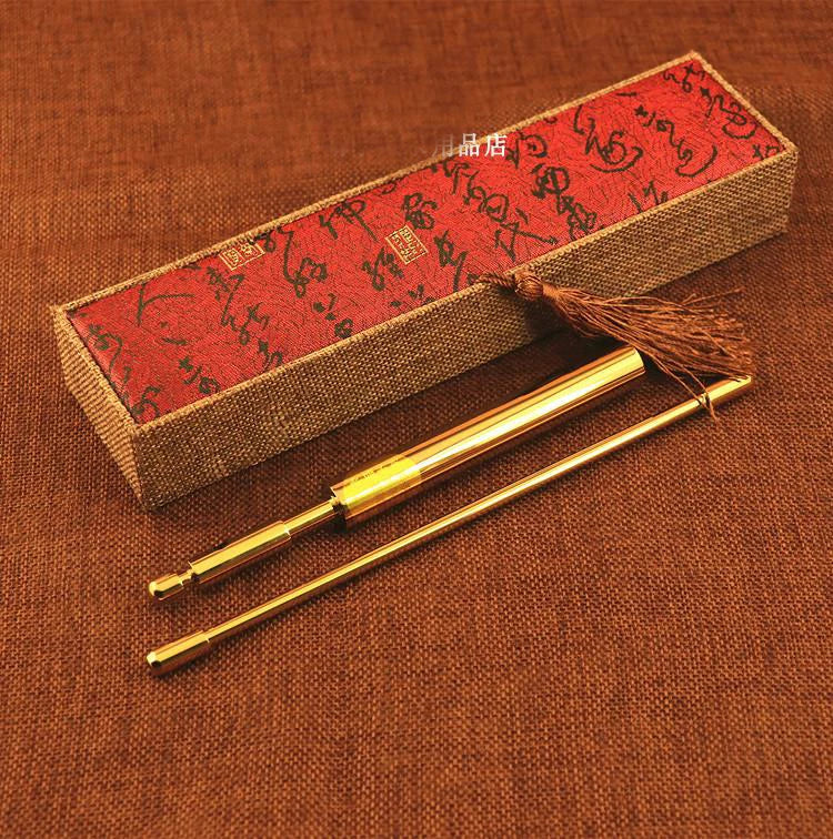 Asia Geomantic master tool efficacious Eight Diagrams FENG SHUI detector Compass magnetic divine dragon dowsing Rod + BOOK