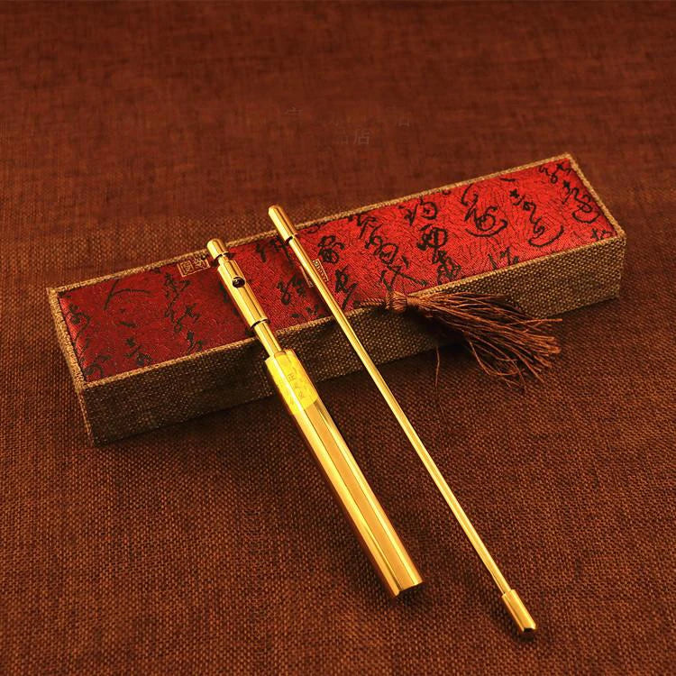 Asia Geomantic master tool efficacious Eight Diagrams FENG SHUI detector Compass magnetic divine dragon dowsing Rod + BOOK