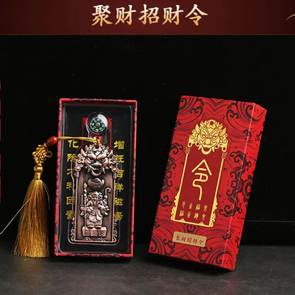 Asia HOME  SHOP Geomantic omen master multipurpose Amulet Bring good luck money God of wealth Mahakala Recruit wealth talisman