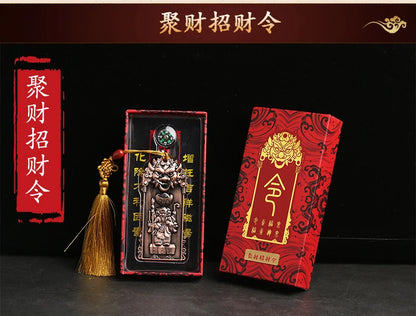 Asia HOME  SHOP Geomantic omen master multipurpose Amulet Bring good luck money God of wealth Mahakala Recruit wealth talisman