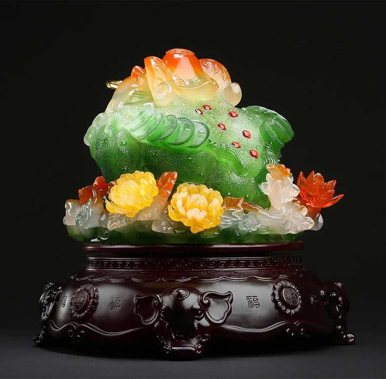 Asia HOME Store shop company business Prosperity Recruit money GOOD luck ZHAO CAI Fortune JIN CHAN FENG SHUI talisman statue