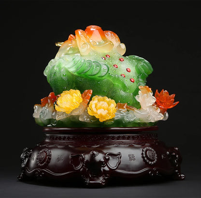 Asia HOME Store shop company business Prosperity Recruit money GOOD luck ZHAO CAI Fortune JIN CHAN FENG SHUI talisman statue