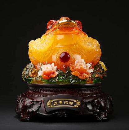 Asia HOME Store shop company business Prosperity Recruit money GOOD luck ZHAO CAI Fortune JIN CHAN FENG SHUI talisman statue