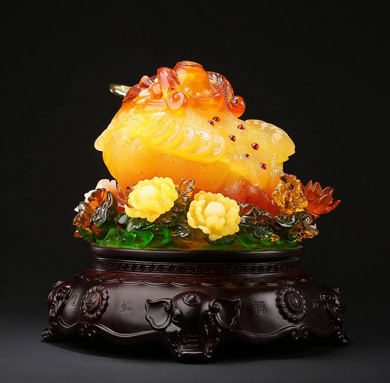 Asia HOME Store shop company business Prosperity Recruit money GOOD luck ZHAO CAI Fortune JIN CHAN FENG SHUI talisman statue